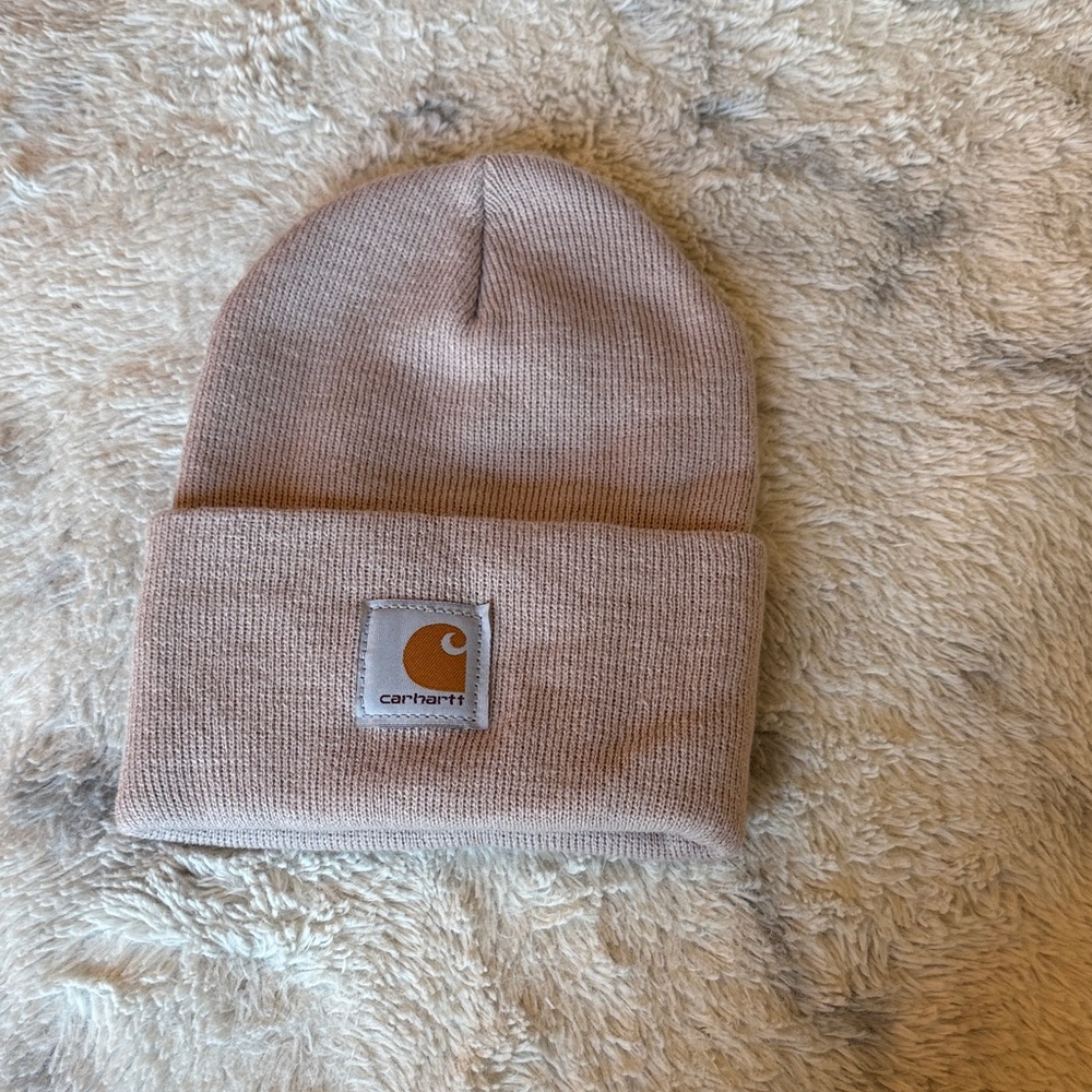 Carhartt Light Brown Knit Beanie